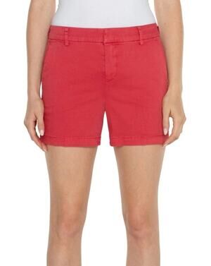 Liverpool Los Angeles Kelsey Trouser Shorts NWT - Sz 8, Berry Blossom